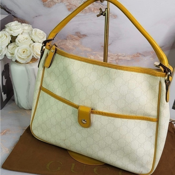 GUCCI PVC CANVAS BAG - Picture 3 of 16